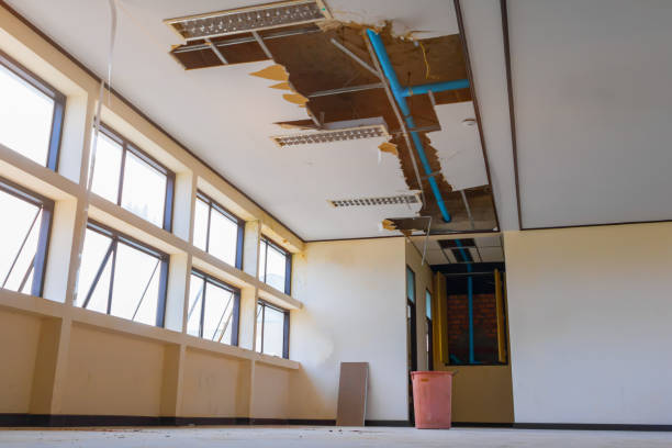 Water damage restoration process in PA